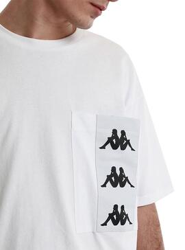T-Shirt Kappa Ewan Branco para Homem