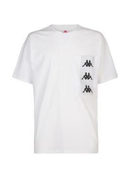 T-Shirt Kappa Ewan Branco para Homem