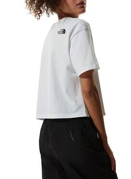 T-Shirt The North Face Cropped Branco para Mulher