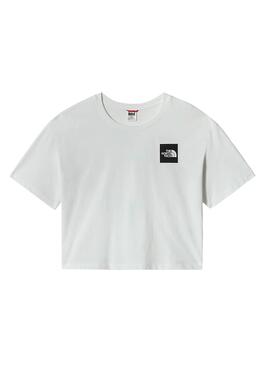 T-Shirt The North Face Cropped Branco para Mulher