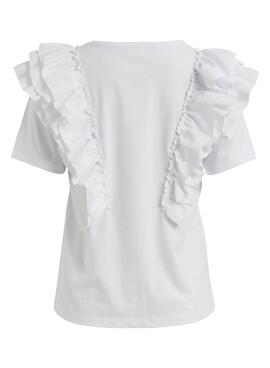 T-Shirt Vila Viemilia Branco para Mulher