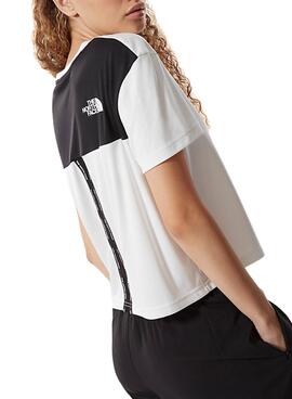 T-Shirt The North Face Mountain Branco para Mulher