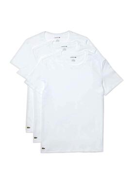 T-Shirts Lacoste 3 Pack Branco para Homem
