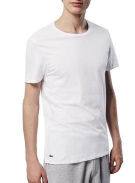 T-Shirts Lacoste 3 Pack Branco para Homem