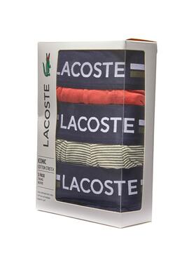 Cuecas Lacoste Iconic Multicolor Homem