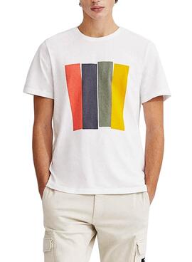 T-Shirt Ecoalf Mahe Branco para Homem
