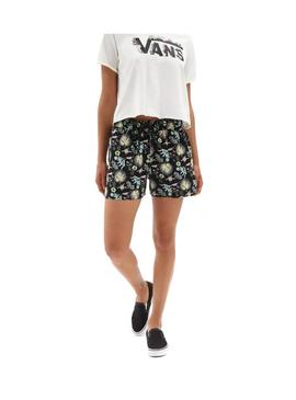 Short Vans Califas Woven Preto para Mulher