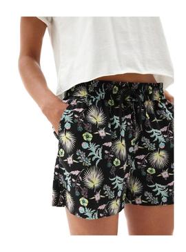 Short Vans Califas Woven Preto para Mulher