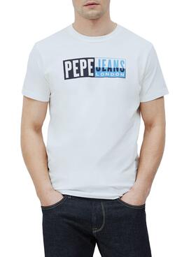 T-Shirt Pepe Jeans Gelu Branco para Mulher