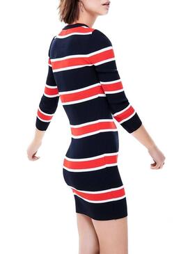 Vestido Only Kairo Azul Marinho Mulher