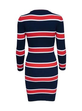 Vestido Only Kairo Azul Marinho Mulher