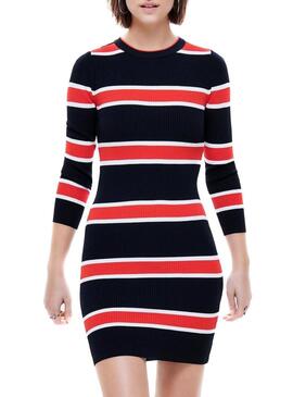 Vestido Only Kairo Azul Marinho Mulher