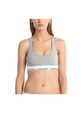 Bralette Calvin Klein Gray Woman