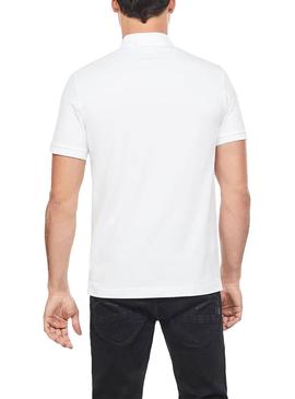 Polo G-Star Dunda White para Homem