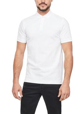 Polo G-Star Dunda White para Homem