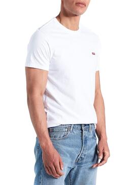 T-Shirt Levis Patch Branco