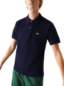 Pólo Lacoste Caiman Azul Marinho