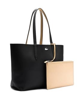 Bolsa Lacoste Preto Shopping Reversible