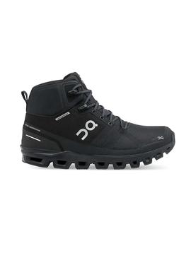 Botas On Running Cloudrock Waterproof Preto Mulher