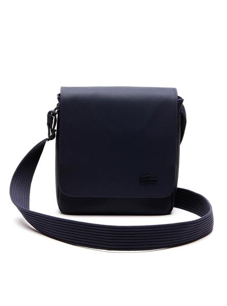 lacoste flap bolsa