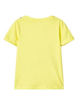 T-Shirt Name It Fakko Amarelo para Menino