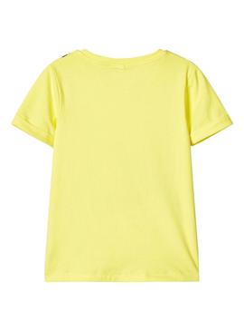 T-Shirt Name It Fakko Amarelo para Menino