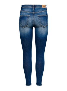 Jeans Only Blush Azul para Mulher