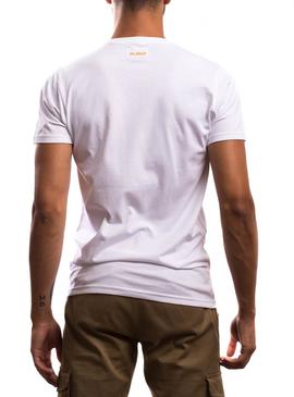 T-Shirt Klout Basic Branco para Homem