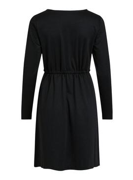 Vestido Vila Juner Preto Mulher