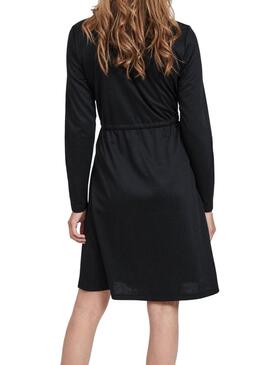Vestido Vila Juner Preto Mulher