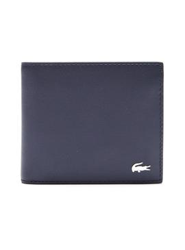 Carteira Lacoste Classic Azul Marinho Homem