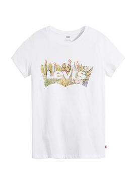 T-Shirt Levis Desert Branco para Mulher