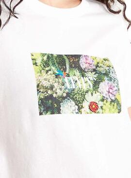 T-Shirt Levis Flores Branco para Mulher