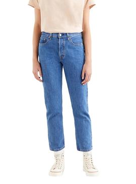 Jeans Levis 501 Crop para Mulher