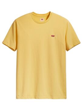 T-Shirt Levis Basic Amarelo para Homem