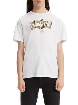 T-Shirt Levis Desert Branco para Homem