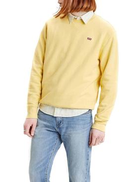 Sweat Levis Basic Amarelo para Homem