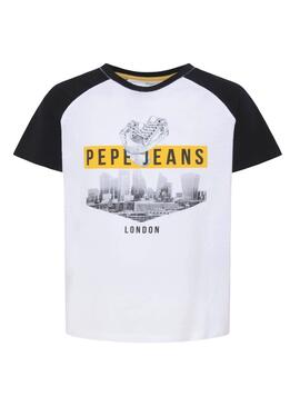 T-Shirt Pepe Jeans Karamo Branco para  Menino