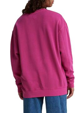 Sweat Levis Snoopy Unbasic Rosa para  Mulher