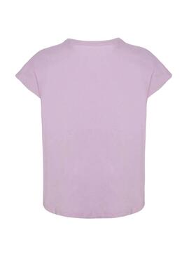 T-Shirt Pepe Jeans Nuria Rosa para Menina