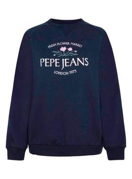 Sweat Pepe Jeans Bindy Azul Marinho para Mulher