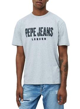T-Shirt Pepe Jeans Salvador Cinza para Homem