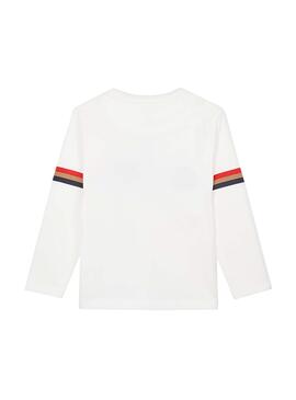 T-Shirt Mayoral Apliques Branco para  Menino