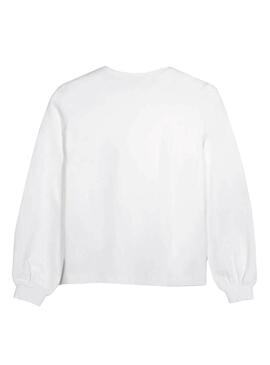 T-Shirt Mayoral Outfit Branco para Menina