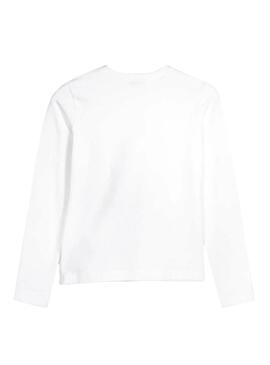 T-Shirt Mayoral Cachecol Menina Branco para Menina