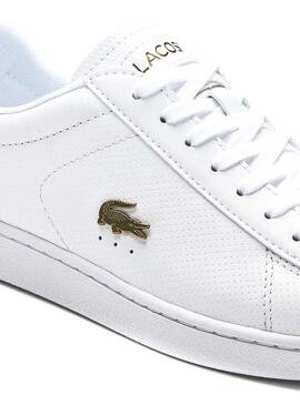 Sapatilhas Lacoste Carnaby Evo Piel Branco Mulher