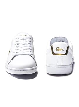 Sapatilhas Lacoste Carnaby Evo Piel Branco Mulher