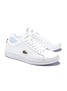 Sapatilhas Lacoste Carnaby Evo Piel Branco Mulher