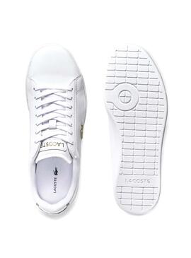 Sapatilhas Lacoste Carnaby Evo Piel Branco Mulher