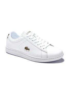 Sapatilhas Lacoste Carnaby Evo Piel Branco Mulher